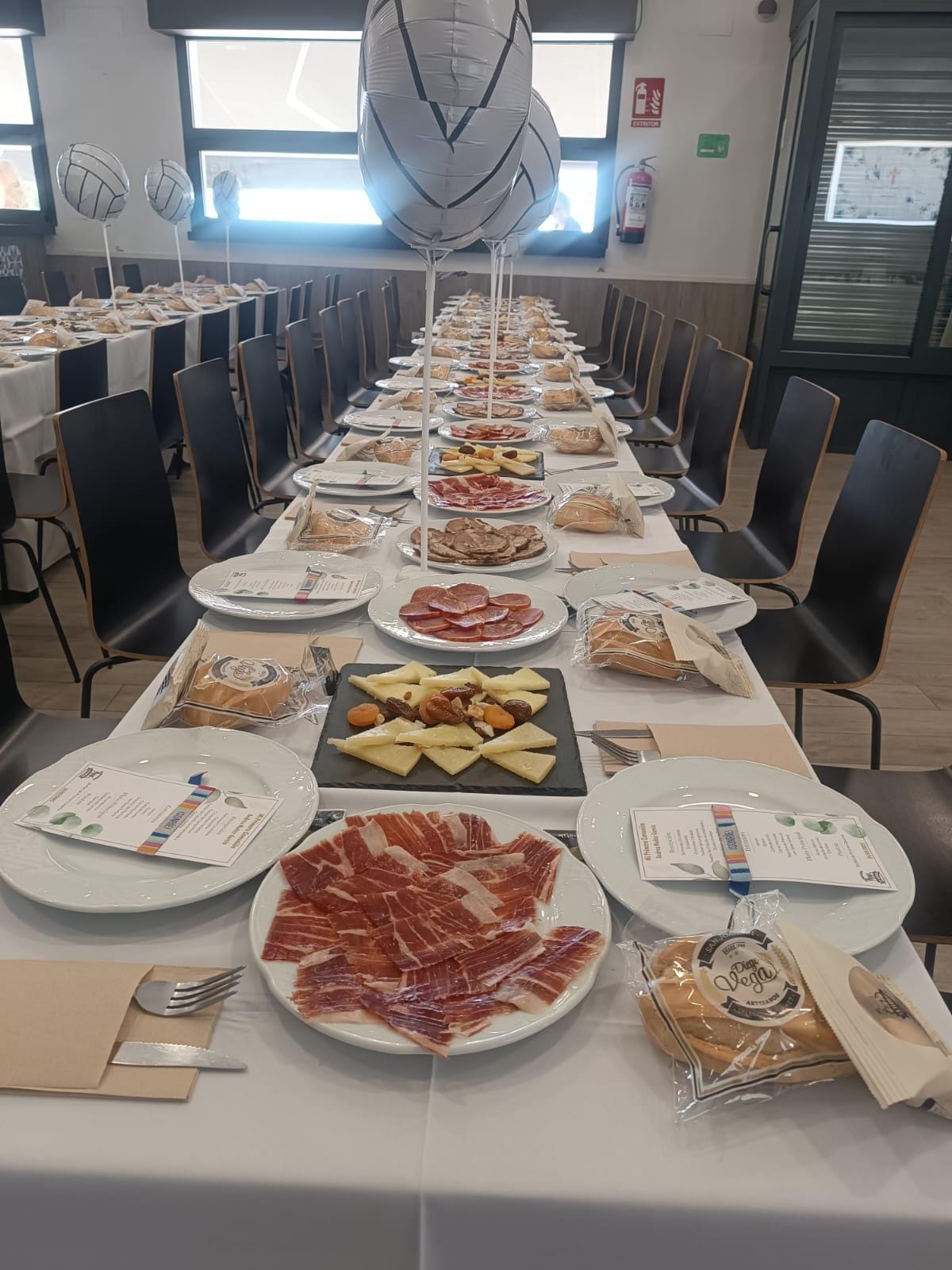 Salón decorado para eventos en Los Molares